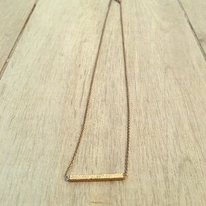 Bar Gold Necklace